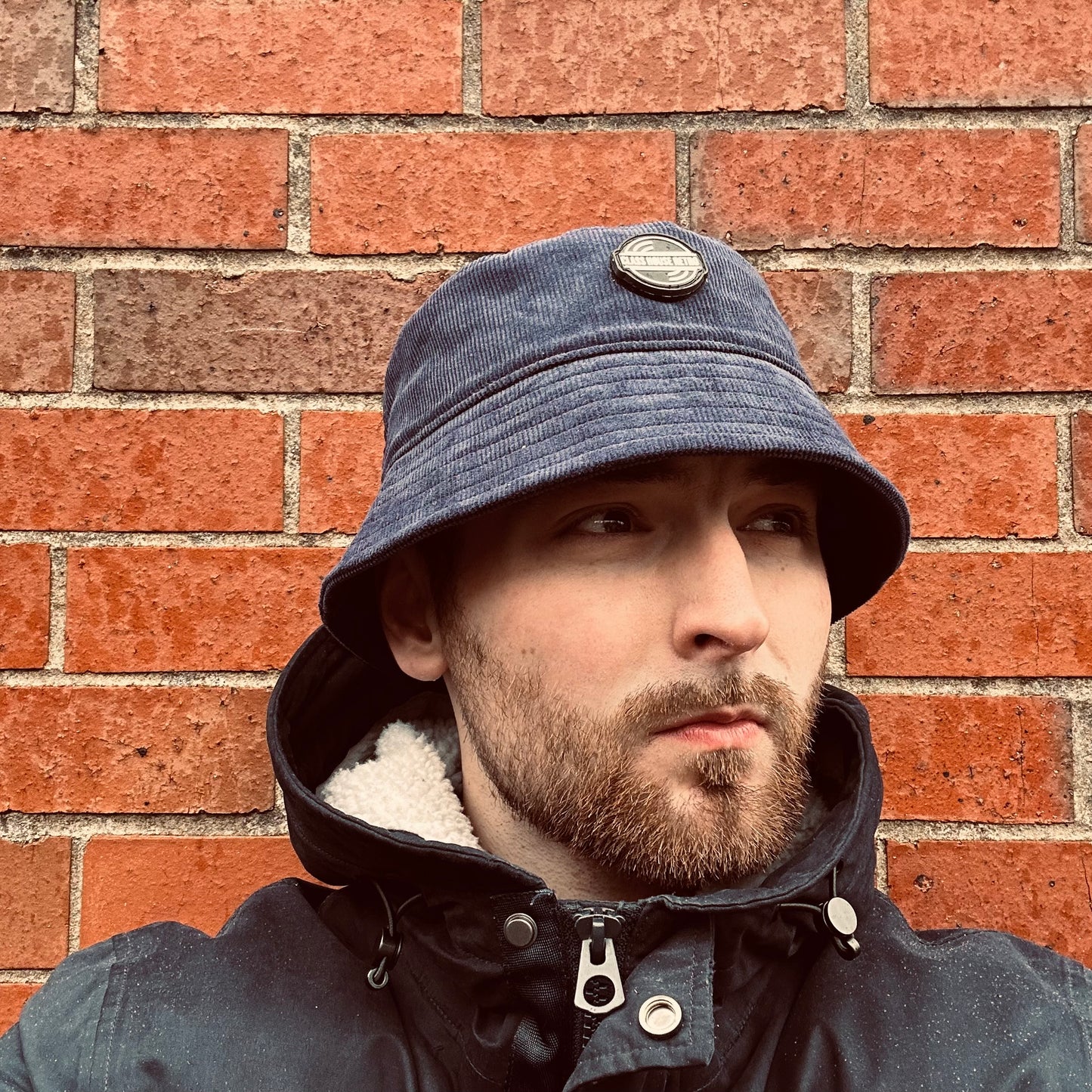 CR-90 Cord Bucket Hat // Navy