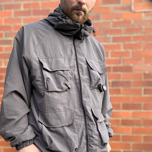 🎸CHR RiffWear Utility Jacket Grey (Oversized)