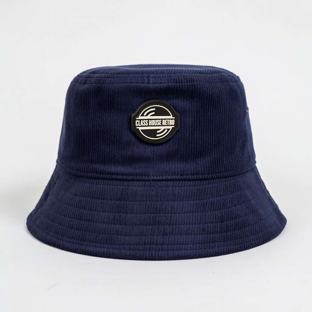CR-90 Cord Bucket Hat // Navy – Class House